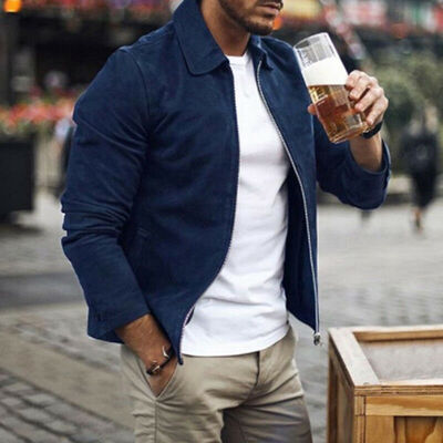SUNSIOM Men Winter Suede Zipper Casual Long Sleeve Jacket Coat Slim Outwear Overcoat Top
SUNSIOM Men Winter Suede Zipper Casual Long Sleeve Jacket Coat Slim Outwear Overcoat Top