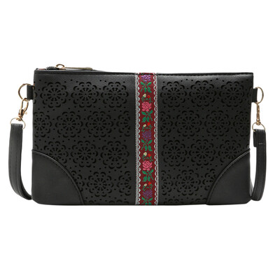 Tailored Fashion Lady Openwork Embroidery Hand Bag Envelope Shoulder Messenger Bag
Tailored Fashion Lady Openwork Embroidery Hand Bag Envelope Shoulder Messenger Bag