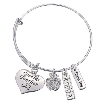 Best Teacher Gift Love Inspire Letters Adjustable Bracelet Bracelet for Birthday Teachers Day Thanksgiving Graduation
Best Teacher Gift Love Inspire Letters Adjustable Bracelet Bracelet for Birthday Teachers Day Thanksgiving Graduation