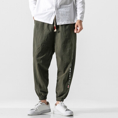 Gobestart Mens New Style Fashion Flax Retro Trousers Large Individualized Printed Trouser
Gobestart Mens New Style Fashion Flax Retro Trousers Large Individualized Printed Trouser