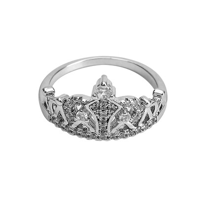 Princess Crown Rings for women cubic zirconia micro pave setting engagement wedding rings female Jewelry accessories
Princess Crown Rings for women cubic zirconia micro pave setting engagement wedding rings female Jewelry accessories