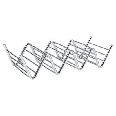 Greensen 1Pc Practical Taco Holder 4 Wave Shape Stainless Steel Food Rack Hard Shells Kitchen Tools
Greensen 1Pc Practical Taco Holder 4 Wave Shape Stainless Steel Food Rack Hard Shells Kitchen Tools