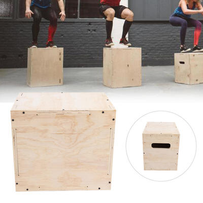 Greensen 3-in-1 Wood Plyo Box CrossFit Training Plyometric Agility Jump Box Fitness Accessory
Greensen 3-in-1 Wood Plyo Box CrossFit Training Plyometric Agility Jump Box Fitness Accessory