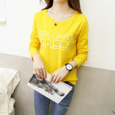 Long sleeve T shirt Women Spring Autumn Casual O Neck Tshirt Loose Korean Style Large size Female Bottoming Tops
Long sleeve T shirt Women Spring Autumn Casual O Neck Tshirt Loose Korean Style Large size Female Bottoming Tops