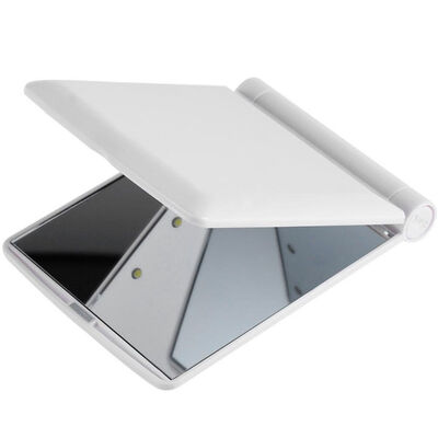 Portable Fantastic LED Lights Folding Makeup Mirror Compact Pocket Size
Portable Fantastic LED Lights Folding Makeup Mirror Compact Pocket Size