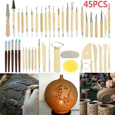 3845pcs Clay Sculpting Tools Pottery Carving Tool Set Wooden Handle Modeling Clay Tools
3845pcs Clay Sculpting Tools Pottery Carving Tool Set Wooden Handle Modeling Clay Tools