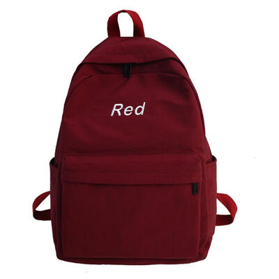 The ancient feeling girl bag female Korean high school small fresh solid color art student backpack campus Joker backpack
The ancient feeling girl bag female Korean high school small fresh solid color art student backpack campus Joker backpack
