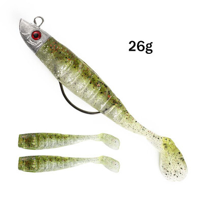 New Soft Jig Fish Lead Head Fishing Lure 100mm154g 120mm26g Jigging Soft Bait Fishing Tackle For Ice Fishing Saltwater Fresh
New Soft Jig Fish Lead Head Fishing Lure 100mm154g 120mm26g Jigging Soft Bait Fishing Tackle For Ice Fishing Saltwater Fresh