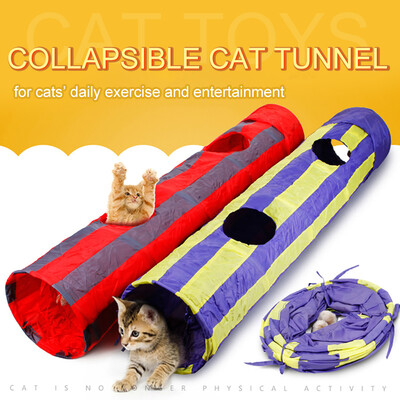 Collapsible Cat Tunnel Tube Road Cat Toy Pompon Ball Kitty Tunnel Cat Interactive Toy for Hiding Resting
Collapsible Cat Tunnel Tube Road Cat Toy Pompon Ball Kitty Tunnel Cat Interactive Toy for Hiding Resting