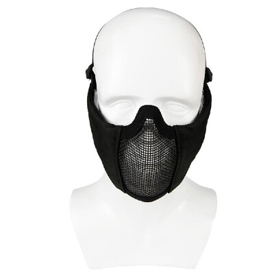Foldable Half Face Mask Protective Steel Mesh Mask Ear Protection Paintball Gaming Hunting Training CS Gaming Metal Face Mask Cosp
Foldable Half Face Mask Protective Steel Mesh Mask Ear Protection Paintball Gaming Hunting Training CS Gaming Metal Face Mask Cosp