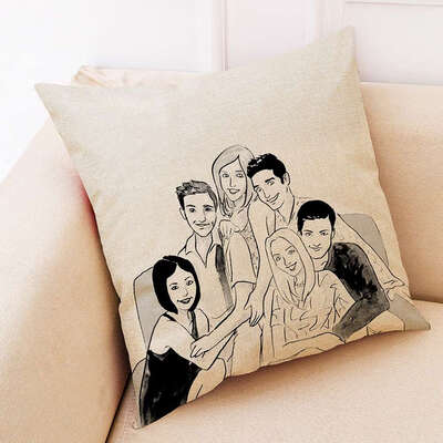 redCherry Friends Tv Show Pillow Case Linen Cushion Covers Squares Couch Sofa Pillow Cover 18x18 inch
redCherry Friends Tv Show Pillow Case Linen Cushion Covers Squares Couch Sofa Pillow Cover 18x18 inch