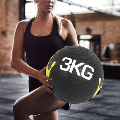 Greensen Weighted Fitness Medicine Rubber Yoga Ball 3KG for Gym Muscle Training Exercise
Greensen Weighted Fitness Medicine Rubber Yoga Ball 3KG for Gym Muscle Training Exercise