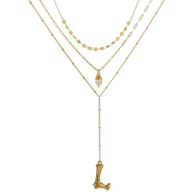 Gold Color Initial natural freshwater pearl Necklace Personalized Letter Necklace Jewelry For Women Accessories Girlfriend Gift
Gold Color Initial natural freshwater pearl Necklace Personalized Letter Necklace Jewelry For Women Accessories Girlfriend Gift