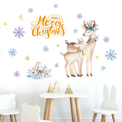 Siaonvr Christmas Hand-Painted Deer PVC Sticker Wall Sticker Living Room Decoration
Siaonvr Christmas Hand-Painted Deer PVC Sticker Wall Sticker Living Room Decoration