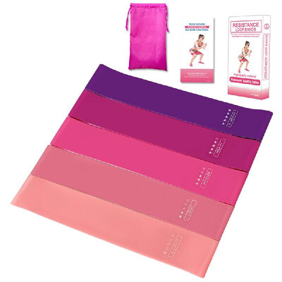 Lixada 5PCS Sports Exercise Resistance Loop Bands Set Elastic Booty Band Set for Yoga Home Gym Training
Lixada 5PCS Sports Exercise Resistance Loop Bands Set Elastic Booty Band Set for Yoga Home Gym Training