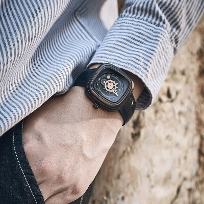 Ancient European Square Watch 5018