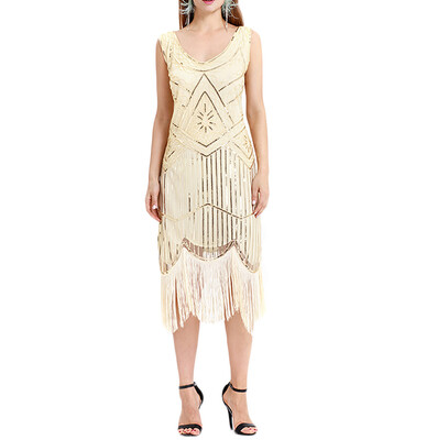 〖Follure〗Women Vintage 1920s Bead Fringe Sequin Lace Party Flapper Cocktail Prom Dress
〖Follure〗Women Vintage 1920s Bead Fringe Sequin Lace Party Flapper Cocktail Prom Dress