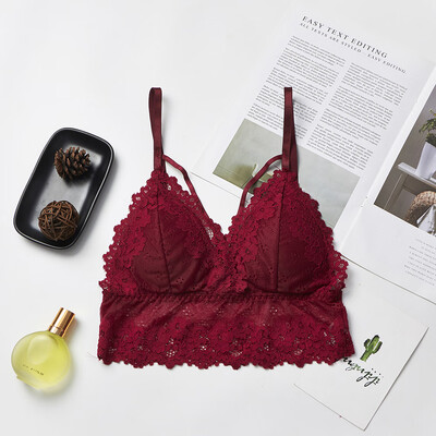 Lace Jacquard Ultra-thin Sexy Beauty Small Chest Bra Triangle Cup Solid Color Tube Top
Lace Jacquard Ultra-thin Sexy Beauty Small Chest Bra Triangle Cup Solid Color Tube Top