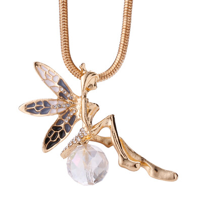 NecklaceAhiny Jewelry Women Butterfly Fairy Necklace Crystal Angel Wings Long Chain New Fashion Gold
NecklaceAhiny Jewelry Women Butterfly Fairy Necklace Crystal Angel Wings Long Chain New Fashion Gold
