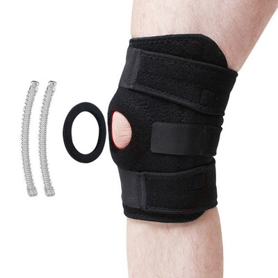 Knee Support Brace with Neoprene Compression Stabilizer Open Patella & Adjustable Straps for Basketball
Knee Support Brace with Neoprene Compression Stabilizer Open Patella & Adjustable Straps for Basketball
