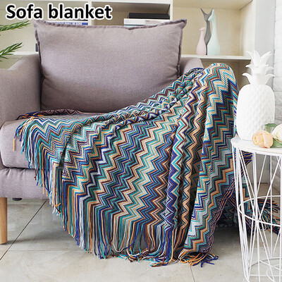 Sofa Blanket Bohemian Knitted Tassels Multifunction Couch Blanket Tapestry Sleeping Rugs Soft Bed Home Decor Throw Blanket
Sofa Blanket Bohemian Knitted Tassels Multifunction Couch Blanket Tapestry Sleeping Rugs Soft Bed Home Decor Throw Blanket