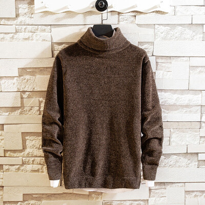 Toponeto New Style For Men In Autumn And Winter High Collar Pure Color Knitted Sweater
Toponeto New Style For Men In Autumn And Winter High Collar Pure Color Knitted Sweater