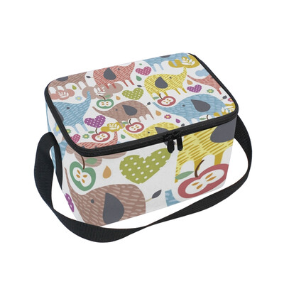 ALAZA Lunch Box Insulated Colorful Elephant Lunch Bag Large Cooler Tote Bagfor Men Women
ALAZA Lunch Box Insulated Colorful Elephant Lunch Bag Large Cooler Tote Bagfor Men Women