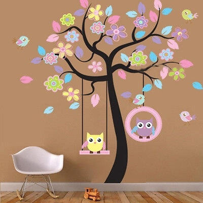 Owls Bird Swing Flower Tree Wall Sticker Decor Art Mural Decal Kids Nursery SELL
Owls Bird Swing Flower Tree Wall Sticker Decor Art Mural Decal Kids Nursery SELL