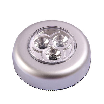 Portable Mini Round LED Bright Lights Touching Lamp Night Light Built-in 3Pcs Lights for Car TrunkCabinetCloakroomCupboardWard
Portable Mini Round LED Bright Lights Touching Lamp Night Light Built-in 3Pcs Lights for Car TrunkCabinetCloakroomCupboardWard