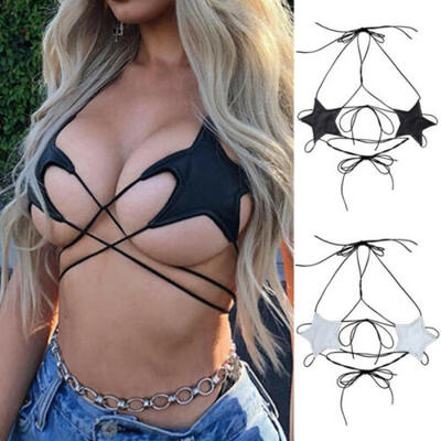 Womens Sexy Gothic Punk Leather Lace Push Up Bralette Bra Cami Tank Crop Tops CA 
Womens Sexy Gothic Punk Leather Lace Push Up Bralette Bra Cami Tank Crop Tops CA