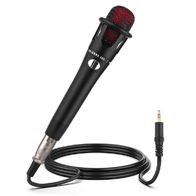 Handheld Wired Condenser Microphone Mic XLR Cable 35mm Plug for KTV Karaoke Singing Network Broadcast Live Streaming
Handheld Wired Condenser Microphone Mic XLR Cable 35mm Plug for KTV Karaoke Singing Network Broadcast Live Streaming