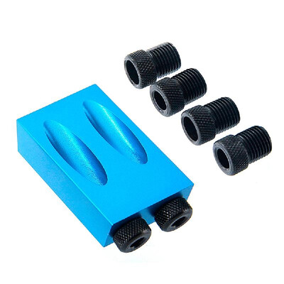 Dual Pocket Hole Jig Kit 6810mm 15°Bit Angle Drive Adapter for Woodworking Angle Drilling Holes Guide Wood Tools Doweling Hole
Dual Pocket Hole Jig Kit 6810mm 15°Bit Angle Drive Adapter for Woodworking Angle Drilling Holes Guide Wood Tools Doweling Hole