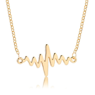 2019 Heartbeat Wave Shaped Pendant Necklace Trendy Jewelry Heart Pendant Necklace For Gifts Lucky Necklace Female Gold Color
2019 Heartbeat Wave Shaped Pendant Necklace Trendy Jewelry Heart Pendant Necklace For Gifts Lucky Necklace Female Gold Color