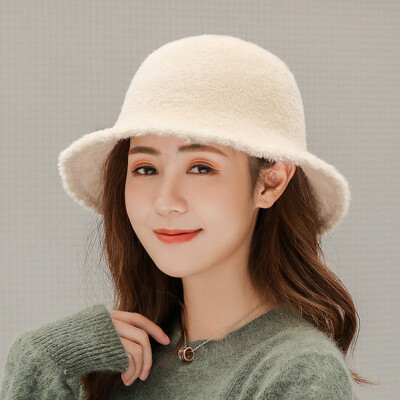 2019 new Korean fisherman hat ladies fallwinter light plate fashion simple warm solid color mink fur basin cap wholesale
2019 new Korean fisherman hat ladies fallwinter light plate fashion simple warm solid color mink fur basin cap wholesale