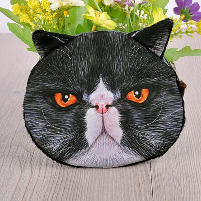 New Casual Handbag Purse Cute Fashion Women Coin Purse Cat Animal Print Mini Wallet Zipper Closure Small Clutch Bag
New Casual Handbag Purse Cute Fashion Women Coin Purse Cat Animal Print Mini Wallet Zipper Closure Small Clutch Bag