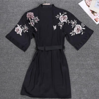 Women Ladies Printed Satin Robe Kimono Pajamas Dress Sleepwear Nightwear Night Gown
Women Ladies Printed Satin Robe Kimono Pajamas Dress Sleepwear Nightwear Night Gown
