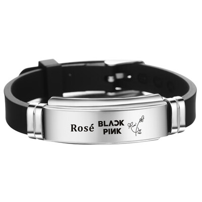 KPOP BLACKPINK New Lettesr Printing Adjustable Stainless Steel Silicone Bracelet Unisex Sports Bracelet Hot Gift for Fans
KPOP BLACKPINK New Lettesr Printing Adjustable Stainless Steel Silicone Bracelet Unisex Sports Bracelet Hot Gift for Fans