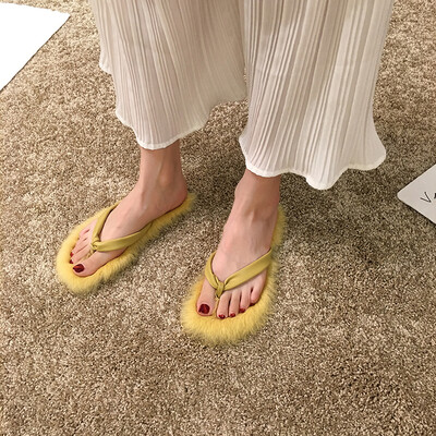 Fairy wind slippers wear autumn Korean version of fashionable sourcery flip-flops&red hair flip-flops
Fairy wind slippers wear autumn Korean version of fashionable sourcery flip-flops&red hair flip-flops