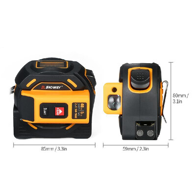 SNDWAY Digital Laser Distance Meter Rangefinder Handheld Infrared Range Finder 2 in 1 5m Measuring Tape 60m Laser Ruler with LCD D
SNDWAY Digital Laser Distance Meter Rangefinder Handheld Infrared Range Finder 2 in 1 5m Measuring Tape 60m Laser Ruler with LCD D