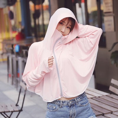 Female sunscreen short 2019 summer long-sleeved shirt with cap outdoor open cycling purple sunscreen outside thin coat
Female sunscreen short 2019 summer long-sleeved shirt with cap outdoor open cycling purple sunscreen outside thin coat