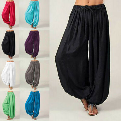 Women Ladies Indian Aladdin Yoga Ali Baba Pants Gypsy Genie Harem Trousers Baggy
Women Ladies Indian Aladdin Yoga Ali Baba Pants Gypsy Genie Harem Trousers Baggy