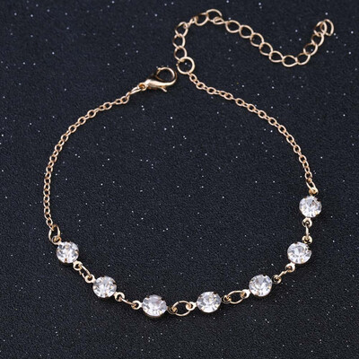 2019 Fashion Round Crystal Anklet For Women Gold Silver Color Boho Ankle Bracelet On Leg Foot Bracelets Bohemian Jewelry
2019 Fashion Round Crystal Anklet For Women Gold Silver Color Boho Ankle Bracelet On Leg Foot Bracelets Bohemian Jewelry