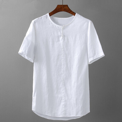 Toponeto Mens Summer New Style Fashion Pure Cotton And Hemp Short Sleeve Comfortable Top
Toponeto Mens Summer New Style Fashion Pure Cotton And Hemp Short Sleeve Comfortable Top