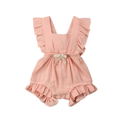 Summer Newborn Baby Girls Ruffle Solid Color Romper Backcross Jumpsuit Outfits Sunsuit Baby Clothing Romper 0-3Y
Summer Newborn Baby Girls Ruffle Solid Color Romper Backcross Jumpsuit Outfits Sunsuit Baby Clothing Romper 0-3Y