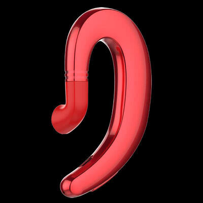 Bone Conduction Wireless Bluetooth Headset Neckband Sports Headphone With MicrophoneFor Mobile Phone