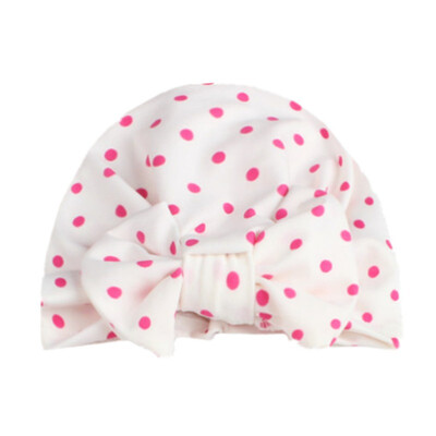 Baby Cotton Flower Hat Baby Girl Boy Baby Beanie Hat Spring&Autumn Dot Flowers Children Caps