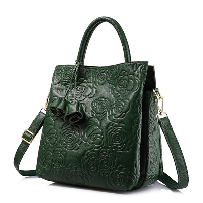 REALER brand genuine leather handbag female leather black tote bag high quality floral embossed handbag ladies shoulder bag
REALER brand genuine leather handbag female leather black tote bag high quality floral embossed handbag ladies shoulder bag
