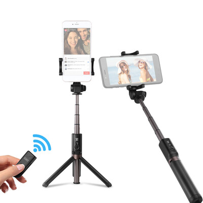 Handheld & Mini Selfie Stick Tripod 4-Section Extension with BT Remote Controller 360 Degree Phone Clip for iPhone Samsung HUAWEI
Handheld & Mini Selfie Stick Tripod 4-Section Extension with BT Remote Controller 360 Degree Phone Clip for iPhone Samsung HUAWEI