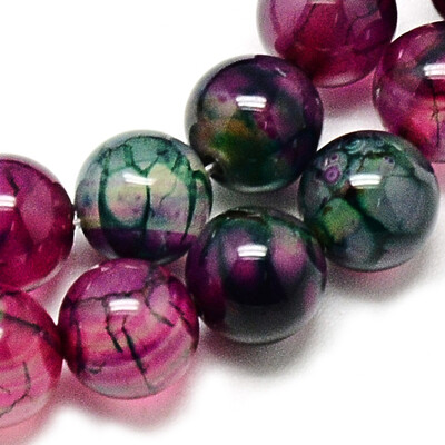 Natural Dragon Veins Agate Beads Strands Dyed Round MediumVioletRed 8mm Hole 1mm about 48pcsstrand 1496
Natural Dragon Veins Agate Beads Strands Dyed Round MediumVioletRed 8mm Hole 1mm about 48pcsstrand 1496