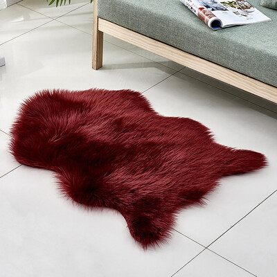 Toponeto Wool Imitation Sheepskin Rugs Faux Non Slip Bedroom Shaggy Carpet Mats
Toponeto Wool Imitation Sheepskin Rugs Faux Non Slip Bedroom Shaggy Carpet Mats